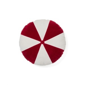 Perna rotunda alba/rosie din fibre 45 cm Odet Kave Home