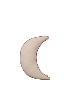 Perna semicirculara crem din bumbac 31x47 cm Moon Ferm Living