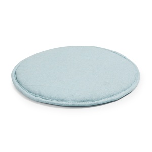 Perna sezut albastra din textil 35 cm Silke Kave Home