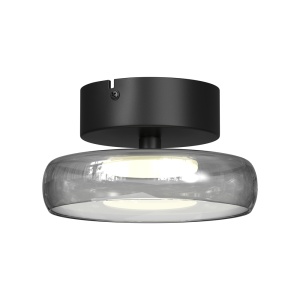 Plafoniera neagra din metal Float Maytoni