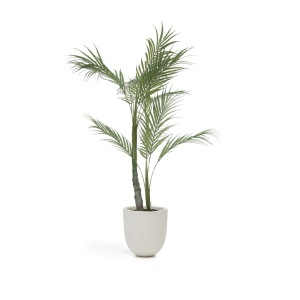 Planta artificiala cu ghiveci din metal 70 cm Palm Kave Home