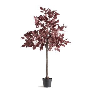 Planta artificiala cu ghiveci rosu din fibre sintetice 148 cm Haya Vical Home