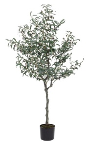 Planta artificiala cu ghiveci verde din fibre sintetice 150 cm Olive Bizzotto