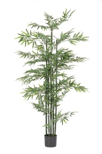 Planta artificiala cu ghiveci verde din plastic 190 cm Bamboo Bizzotto