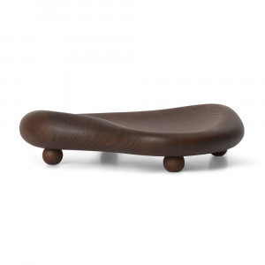 Platou decorativ maro din lemn 30 cm Cairn Ferm Living