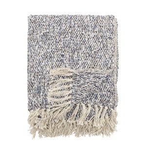 Pled albastru din fibre 130x160 cm Ocean Creative Collection