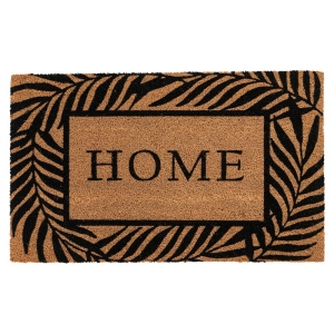 Pres intrare maro din fibre naturale Porto Leaves Lalee (diverse dimensiuni)