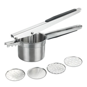 Presa pentru legume argintie din metal Nick Wenko