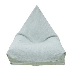 Puf dreptunghiular albastru din bumbac 55x85 cm Cleo Lorena Canals