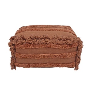 Puf patrat maro din bumbac 50x50 cm Air Lorena Canals