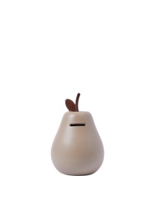 Pusculita bej casmir din ceramica 13 cm Pear Ferm Living