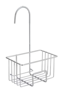Raft pentru baie argintiu din metal Milito Wenko