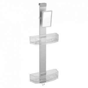 Raft pentru baie argintiu/transparent din metal 25 cm Premium Wenko