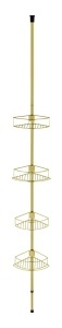 Raft pentru baie auriu din metal 31 cm Dolcedo Wenko