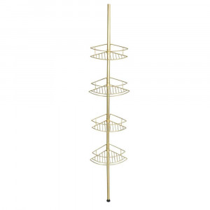 Raft pentru baie auriu din metal 31 cm Dolcedo Wenko
