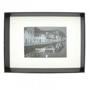 Rama foto alba/neagra din lemn 28x38 cm Parker LifeStyle Home Collection