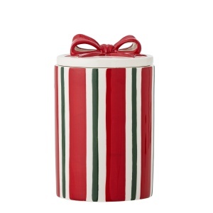Recipient cu capac rosu/verde din ceramica 1.06 L Marnia Bloomingville