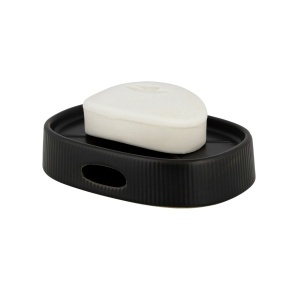 Savoniera neagra din ceramica 10x14 cm Fablo Wenko