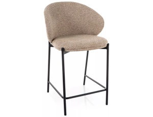 Scaun bar bej din textil Kioto The Home Collection