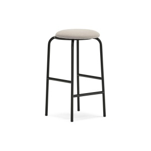Scaun bar gri/negru din textil Eclipse Teulat