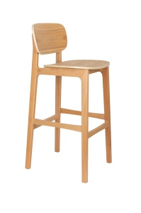 Scaun bar maro Fleur Zuiver