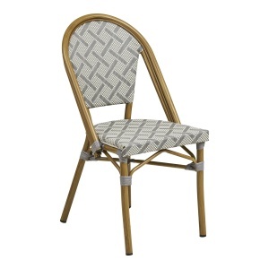Scaun dining din metal maro Lauria House Nordic