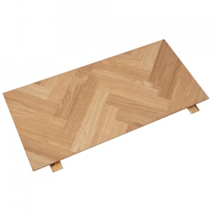 Set 2 alonje maro din lemn 45x95 cm Brighton Quiet Object