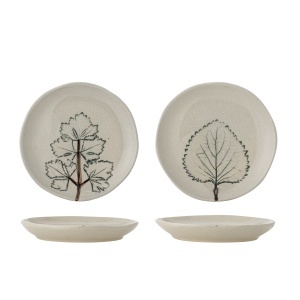Set 2 farfurii pentru desert multicolore din ceramica 11 cm Aubrin Creative Collection