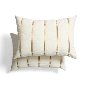 Set 2 fete de perna galben mustar din bumbac 40x60 cm Lidala Kave Home