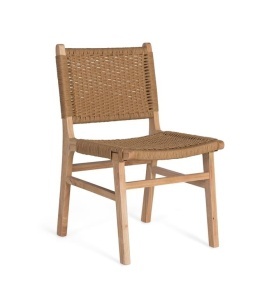 Set 2 scaune dining maro deschis din lemn Rubel Giner y Colomer