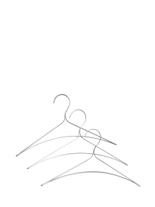 Set 3 umerase argintii din metal Bowline Ferm Living