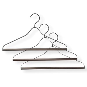 Set 3 umerase negre din metal Cotta Ferm Living