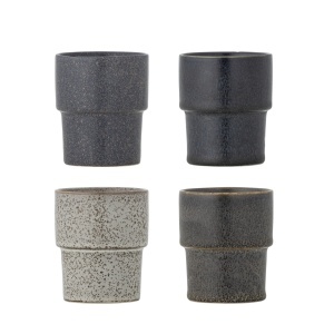 Set 4 cesti maro din ceramica 150 ml Ewan Bloomingville
