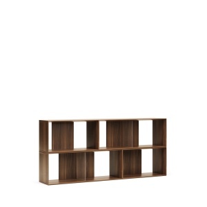 Set 4 etajere modulare maro 76 cm Litto Walnut Kave Home