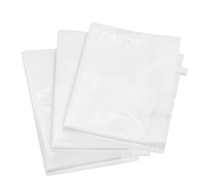 Set 6 saci de vidat transparenti din fibre sintetice Marlo Pump Wenko
