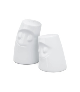 Set solnita si pipernita alba din ceramica Cuddly & Cozy Tassen