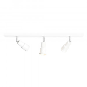 Spot alb din metal cu 3 becuri Aspo Quiet Object