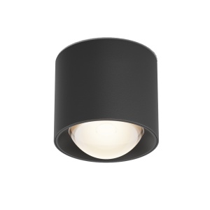 Spot negru din metal Lens 44 Maytoni