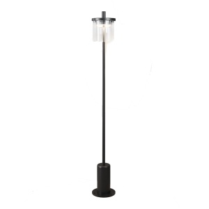 Stalp de iluminat pentru exterior negru din metal 80 cm Glaris Maytoni