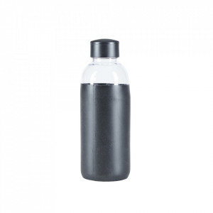 Sticla cu dop neagra din plastic 600 ml Zena Bahne