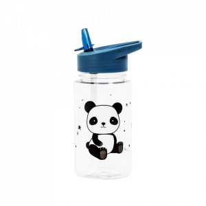 Sticla pentru apa albastra din polipropilena 450 ml Panda A Little Lovely Company