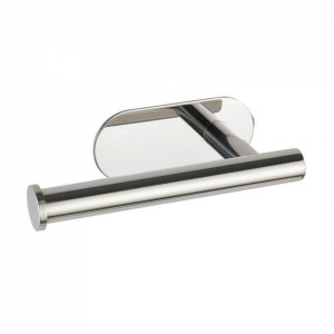 Suport hartie igienica argintiu din metal Orea Shine Wenko