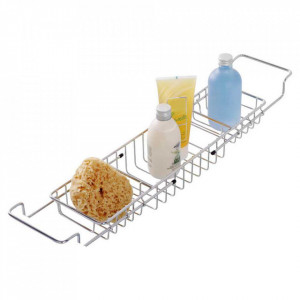 Suport pentru cada extensibil argintiu din metal Monsis Wenko