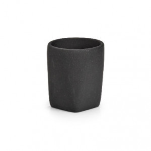 Suport pentru periuta de dinti negru din polirasina 7x8 cm Dark Stone Zeller
