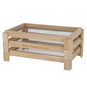 Suport pentru uscat plante maro din lemn Esschert Design