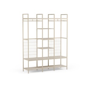 Suport umerase cu rafturi din metal crem 180 cm Amara Mania Quiet Object