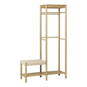 Suport umerase maro din bambus 165 cm Ember House Nordic