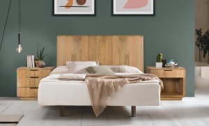 Tablie pat maro din lemn 165 cm Natural Giner y Colomer