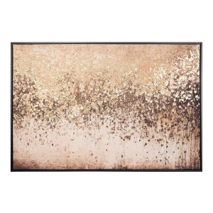 Tablou auriu din fibre naturale 83x123 cm Bold Bizzotto