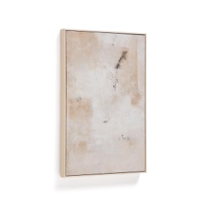 Tablou bej din fibre naturale 60x90 cm Silpa Kave Home